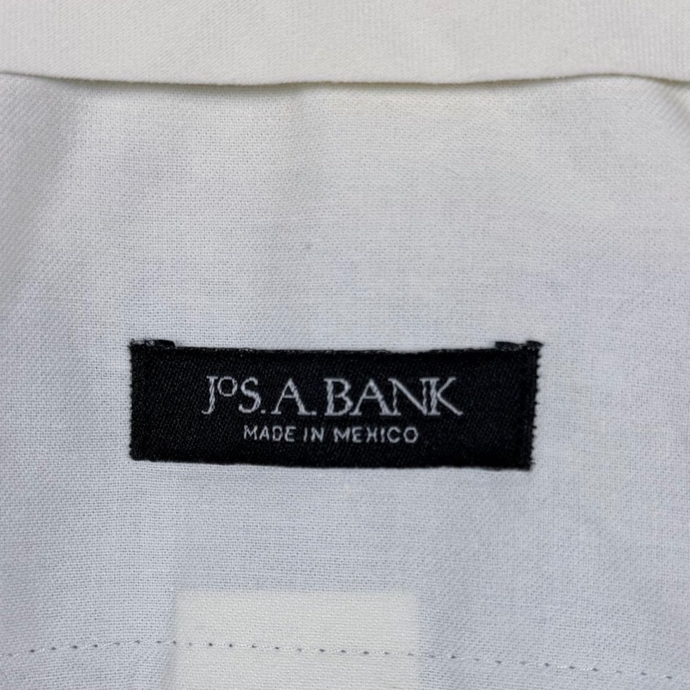 Jos A Bank 34R Wool Pleated Dress Pants Brown Houndstooth Cuffed Work Wedding - Picture 2 of 9